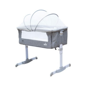 تخت و گهواره ویرا دلیجان طوسی از نمای رو به رو و کنار